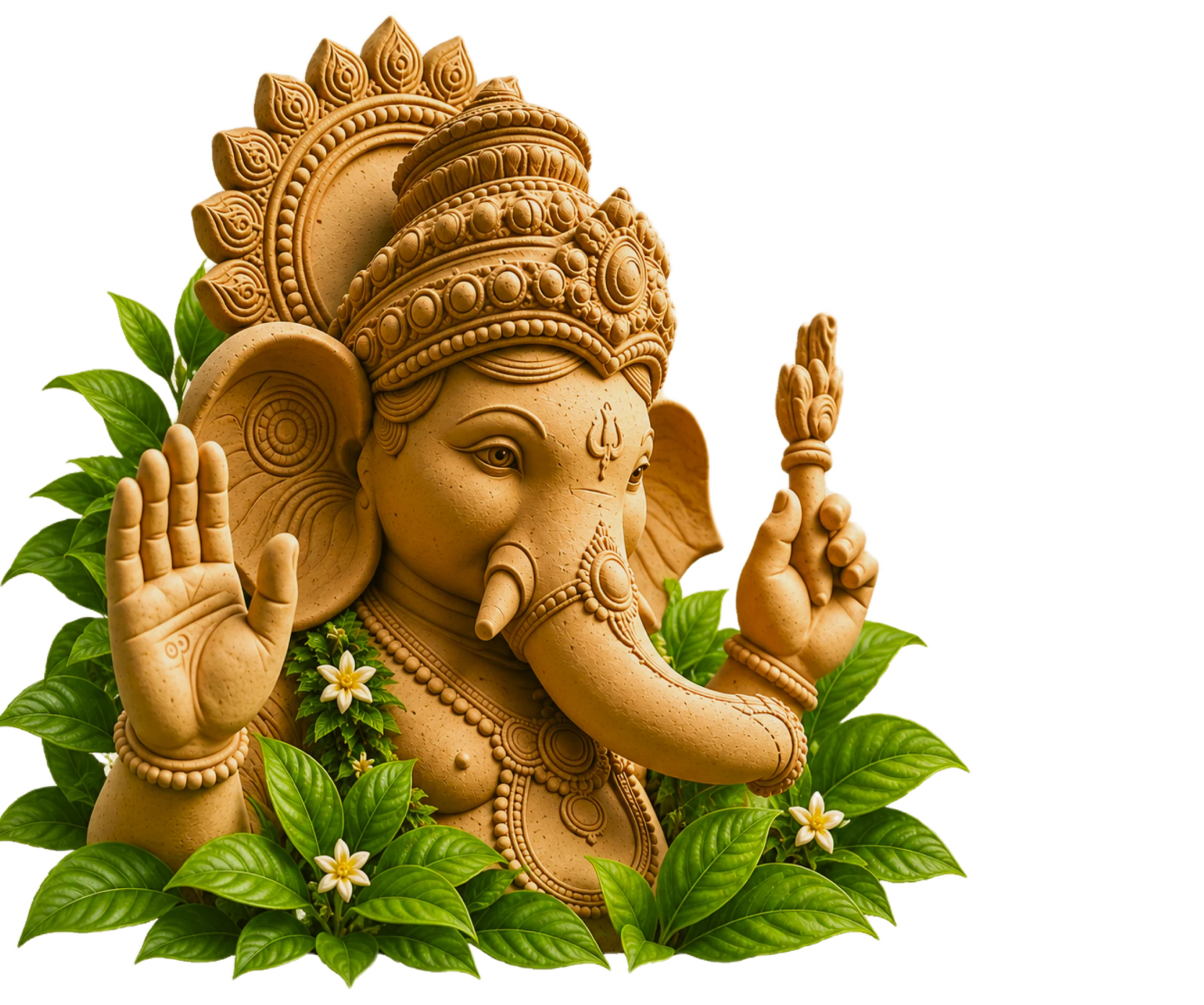 पर्यावरणपूरक मातीचा बाप्पा